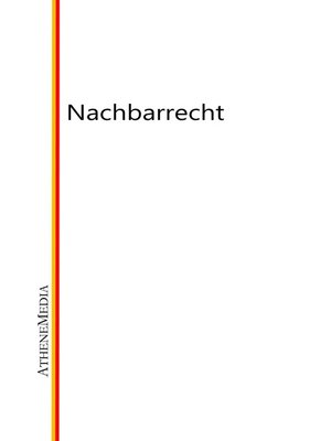 cover image of Nachbarrecht